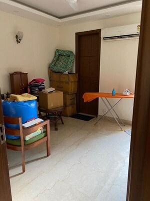 Bedroom in 3 BHK Builder Floor at Chittaranjan Park – for Sale