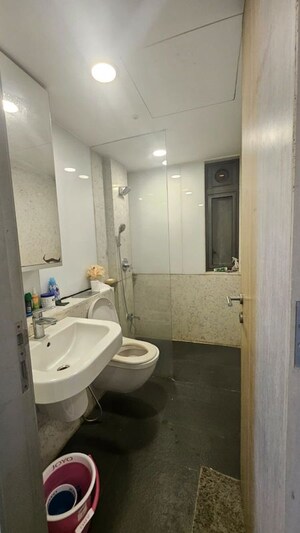 Bathroom in 2.5 BHK Apartment at New Cuffe Parade, Wadala – for Rent
