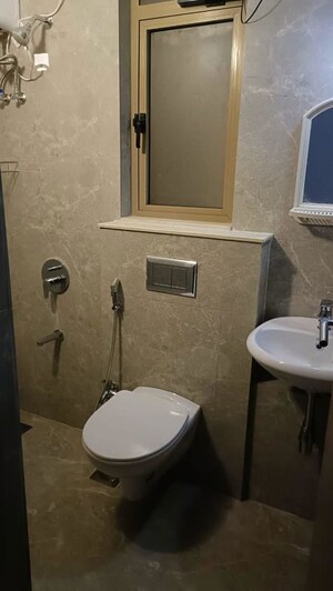 Bathroom in 2 BHK Apartment at Sheth Vasant Oasis, Andheri East – for Rent