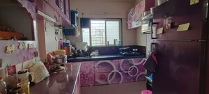 Kitchen in 1.5 BHK Apartment at Bramha Residency, Thergaon – for Rent