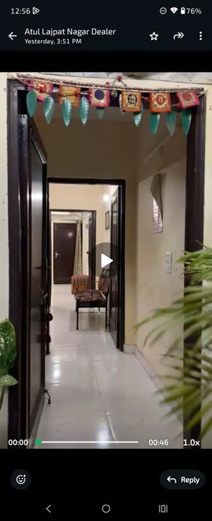 Building Lobby in 1 BHK Builder Floor at Vinoba Puri – for Rent