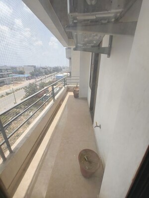Balcony in 3 BHK Apartment at ARG Ananta Westway Heights, Ajmer Road – for Rent