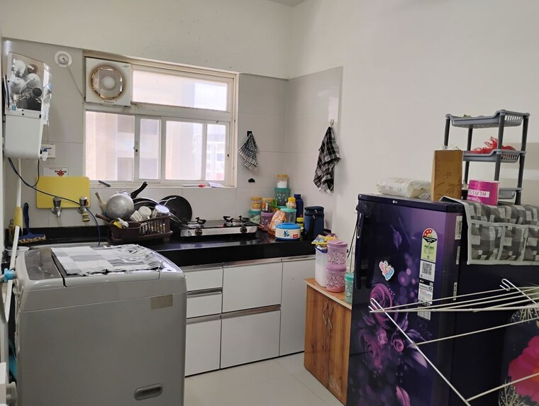 Kitchen, nyati-elysia Studio 650 Sq.Ft. Apartment In Kharadi Pune 10457674
