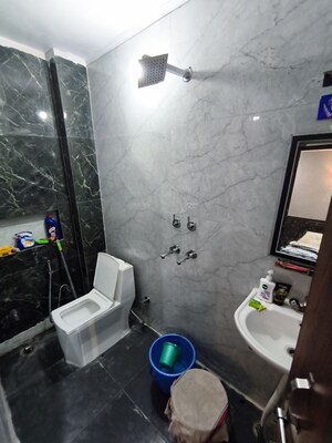 Bathroom in 1 BHK Builder Floor at Harsha City Mall, Shakti Khand 2 – for Rent