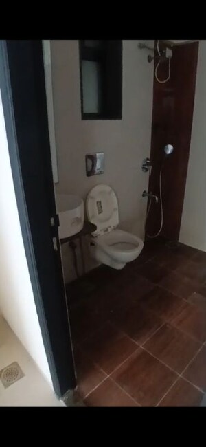 Bathroom in 2 BHK Apartment at Poddar Shri Ganesh Apartment, Goregaon West – for Rent