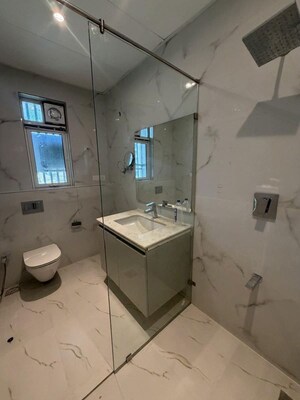 Bathroom in 2 BHK Apartment at Enpar Lotus 101 Worli Residences, Lower Parel – for Rent