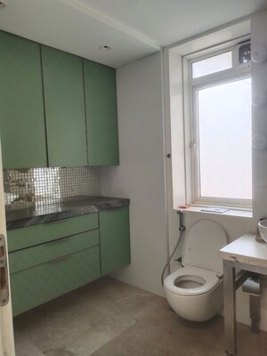 Bathroom in 3.5 BHK Apartment at Lodha Fiorenza, Goregaon East – for Rent