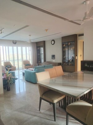 Living Room in 3.5 BHK Apartment at Lodha Fiorenza, Goregaon East – for Rent