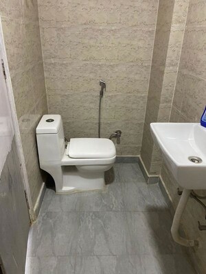 Bathroom in 3 BHK Builder Floor at Panchsheel Vihar – for Rent