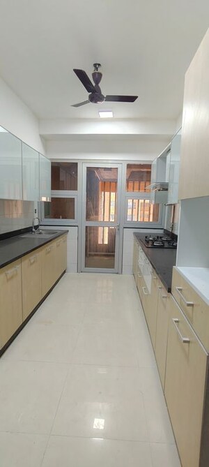 Kitchen in 3 BHK Apartment at DB Realty Orchid Woods, Goregaon East – for Rent