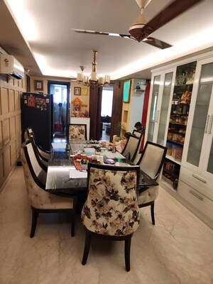 Living Room in 4 BHK Builder Floor at Sushant Lok I – for Sale