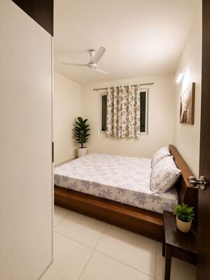 Bedroom in 3 BHK Apartment at Prestige Kew Gardens, Bellandur – for Rent