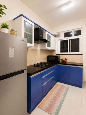 Kitchen in 3 BHK Apartment at Prestige Kew Gardens, Bellandur – for Rent