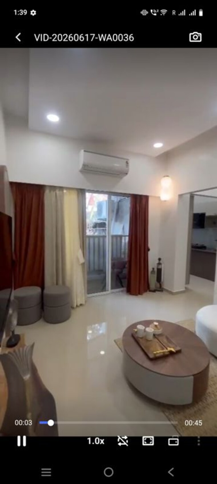 Living Room, puraniks-rahayu 1 Bedroom 449 Sq.Ft. Apartment In Ghodbunder Road Thane 10457838