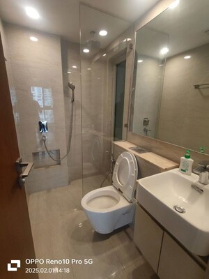 Bathroom in 2 BHK Apartment at Castle Rock, Powai – for Rent