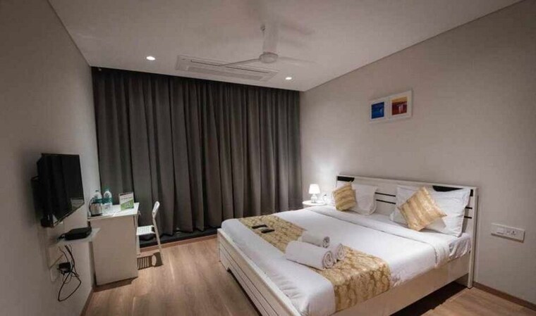 Bedroom, duville-riverdale-grove 3 Bedroom 1600 Sq.Ft. Apartment In Kharadi Pune 10457984