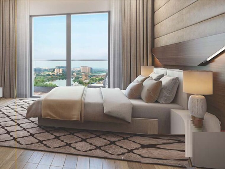 Bedroom, duville-riverdale-grove 3 Bedroom 1600 Sq.Ft. Apartment In Kharadi Pune 10457984