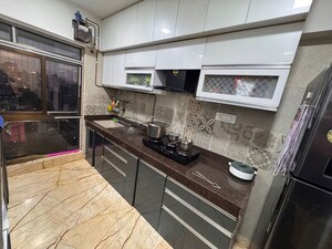 Kitchen in 3 BHK Apartment at Satellite Tower, Goregaon East – for Sale