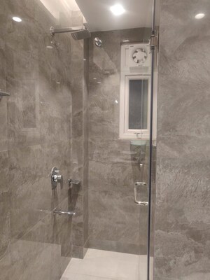 Bathroom in 3 BHK Builder Floor at Sushant Lok I – for Sale