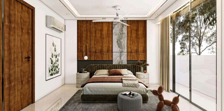 Bedroom, auram-floor 4 Bedroom 360 Sq.Yd. Builder Floor In South City 2 Gurgaon 10457991