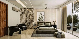 Bedroom in 4 BHK Builder Floor at Auram Floor, South City 2 – for Sale