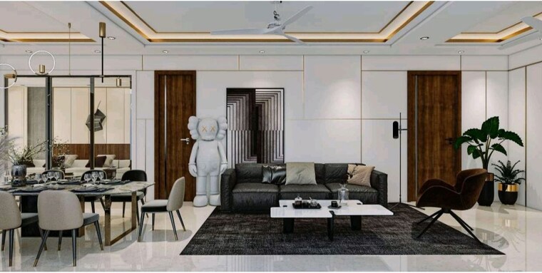 Living Room, auram-floor 4 Bedroom 360 Sq.Yd. Builder Floor In South City 2 Gurgaon 10457991