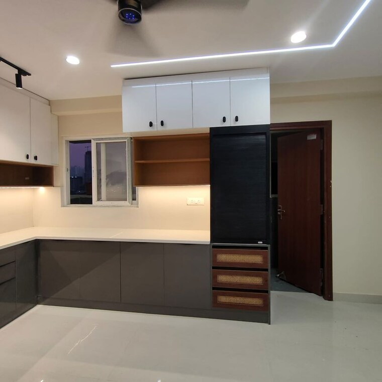 Kitchen, madhu-park-ville 3 Bedroom 1965 Sq.Ft. Apartment In Tellapur Hyderabad 10458018