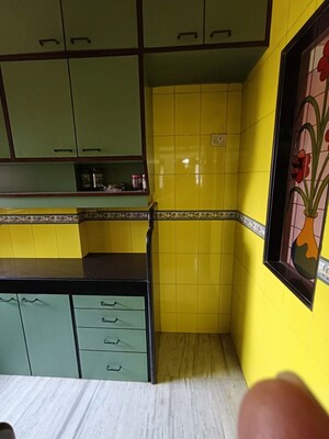 Kitchen in 1 BHK Apartment at Sindhi Society, Chembur – for Rent