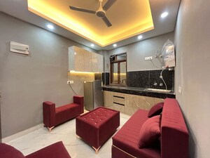 Living Room in 1 BHK Apartment at Saket – for Rent