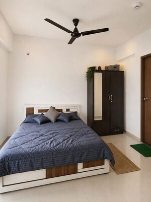 Bedroom in 2 BHK Apartment at Kohinoor Sportsville, Hinjewadi – for Rent