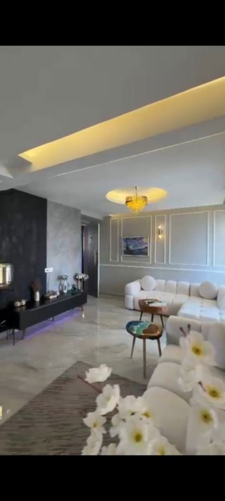 Living Room, urbtech-xaviers 2 Bedroom 1500 Sq.Ft. Apartment In Sector 168 Noida 10458176