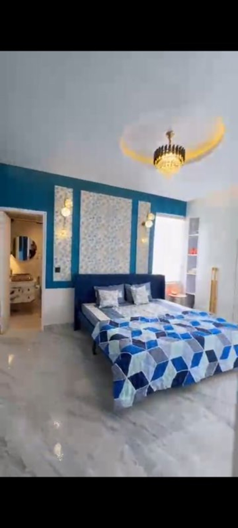 Bedroom, urbtech-xaviers 2 Bedroom 1500 Sq.Ft. Apartment In Sector 168 Noida 10458176