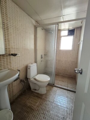 Bathroom in 3 BHK Apartment at Naiknavare Mystique Moods, Viman Nagar – for Rent