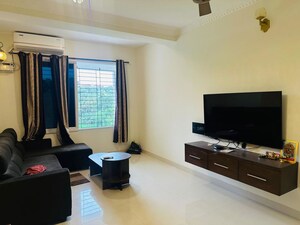Living Room in 3 BHK Apartment at Taleigao – for Rent