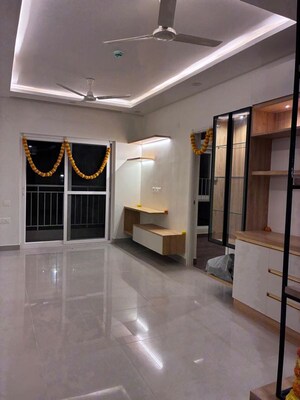 Living Room in 3 BHK Apartment at Brigade El Dorado, Bagaluru – for Rent