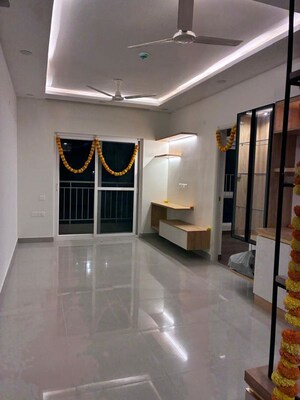 Living Room in 3 BHK Apartment at Brigade El Dorado, Bagaluru – for Rent