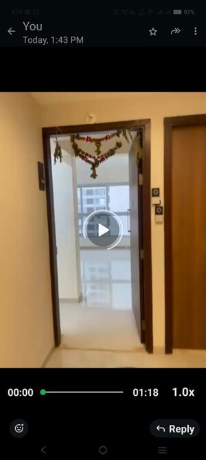 Building Lobby in 2 BHK Apartment at Piramal  Vaikunth Cluster 4, Balkum Pada – for Rent