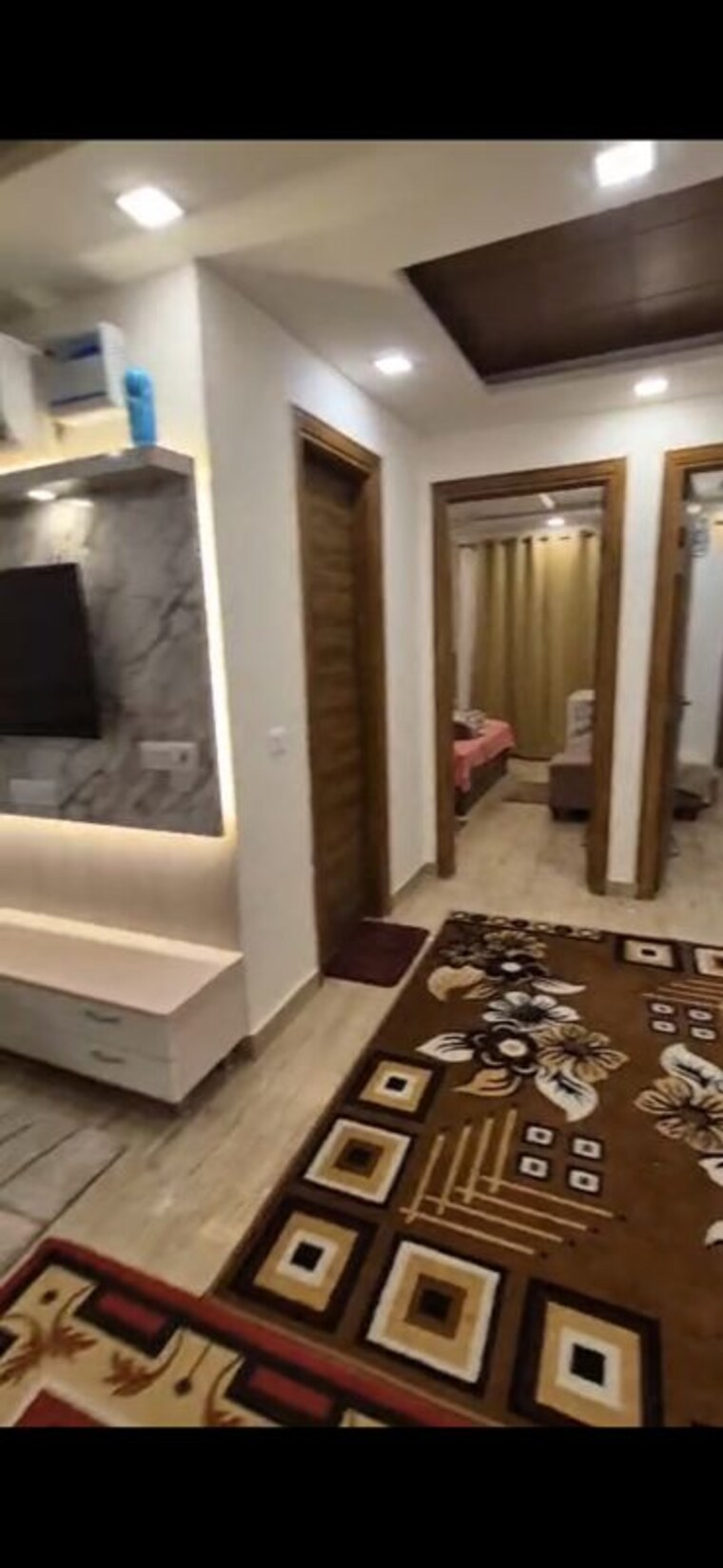 Living Room, fidato-honour-homes 3 Bedroom 1540 Sq.Ft. Builder Floor In Sector 89 Faridabad 10458300