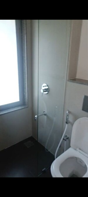 Bathroom in 4 BHK Apartment at Piramal  Vaikunth Cluster 4, Balkum Pada – for Rent