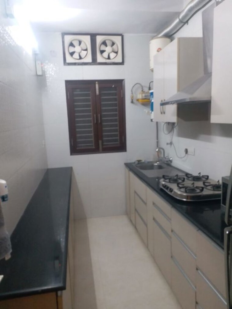 Kitchen, alaknanda 3 Bedroom 1850 Sq.Ft. Builder Floor In Alaknanda Delhi 10458344