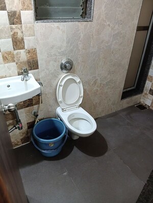 Bathroom in 2 BHK Apartment at HDIL Dheeraj Diamond, Malad West – for Rent