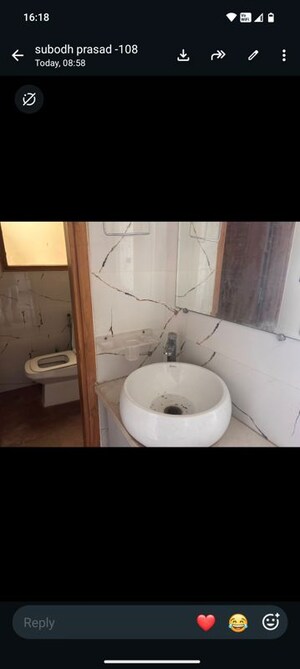 Bathroom in 2.5 BHK Independent House at RWA Apartments Sector 92, Sector 92 – for Rent