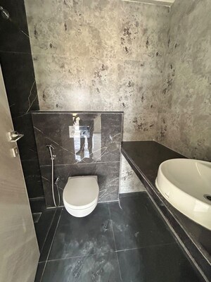 Bathroom in 1 BHK Apartment at Ajmera Boulevard, Malad West – for Sale