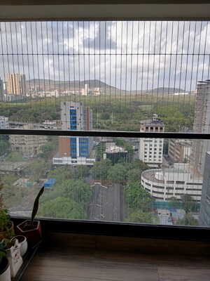 Balcony in 3 BHK Apartment at Arkade Aspire, Goregaon East – for Rent