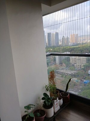 Balcony in 3 BHK Apartment at Arkade Aspire, Goregaon East – for Rent