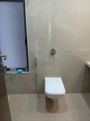 Bathroom in 3 BHK Apartment at Arkade Aspire, Goregaon East – for Rent