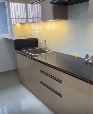 Kitchen in 3 BHK Apartment at Brigade El Dorado, Bagaluru – for Rent