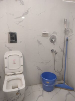 Bathroom in 3 BHK Apartment at Vasant Kunj – for Rent