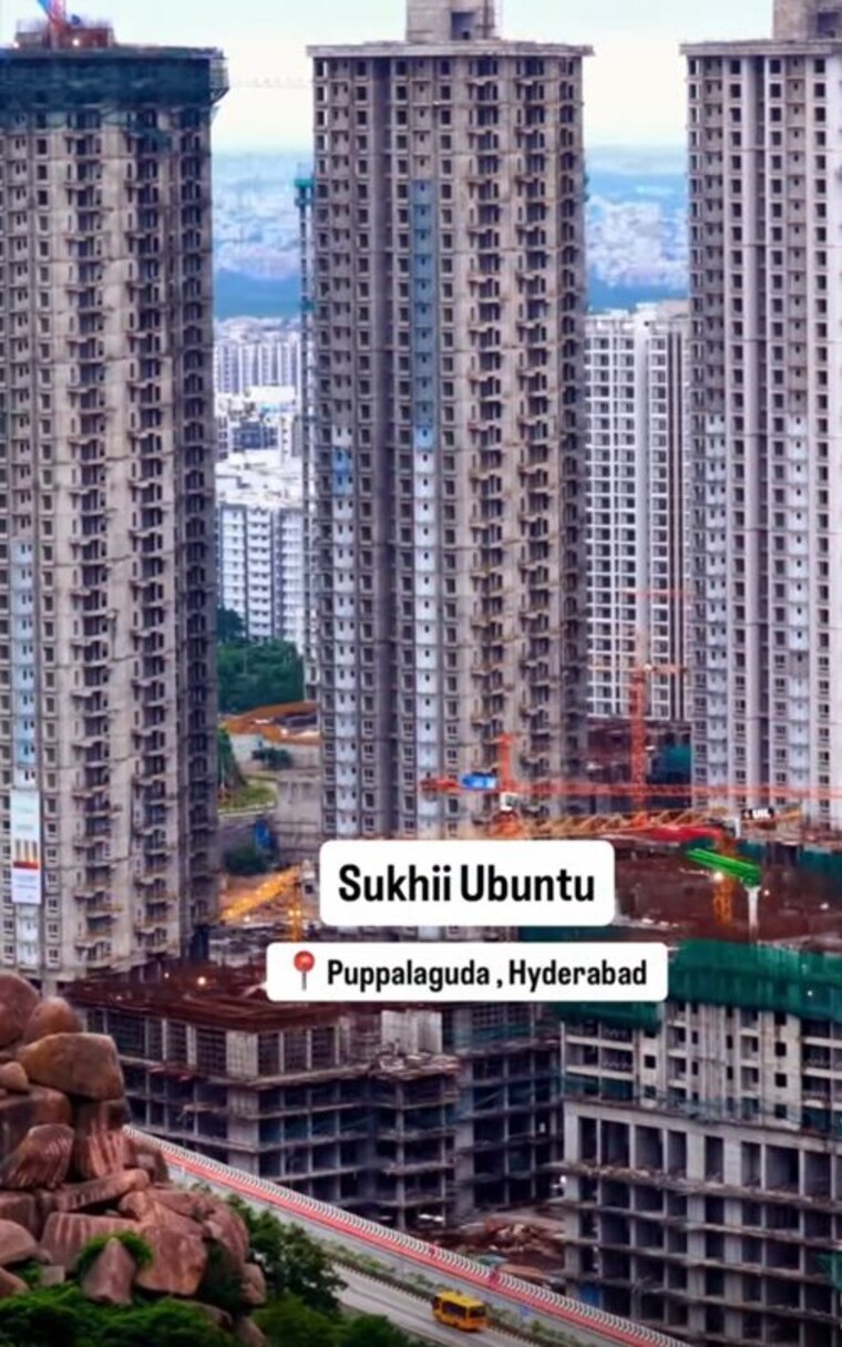 Exterior View, sukhii-ubuntu 2 Bedroom 1315 Sq.Ft. Apartment In Puppalaguda Hyderabad 10458458