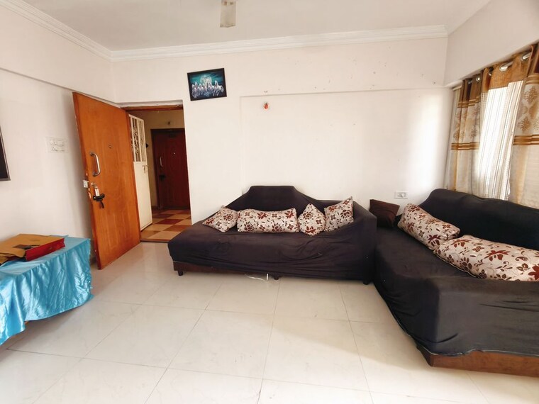Living Room, green-palms 2 Bedroom 1000 Sq.Ft. Apartment In Undri Pune 10458504
